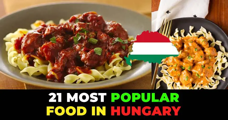 Traditional Popular Food In Hungary