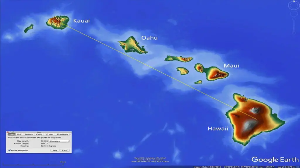Distance From Oahu To Kauai