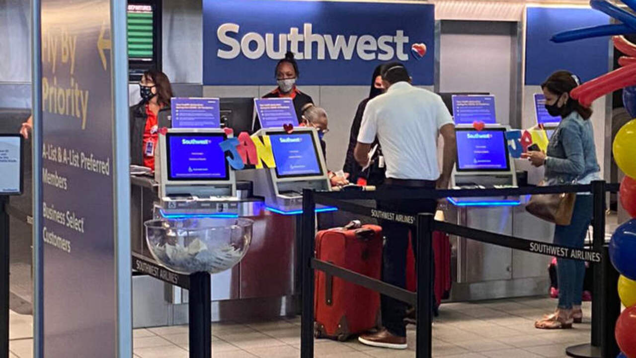 How early can you check bags southwest airline effective