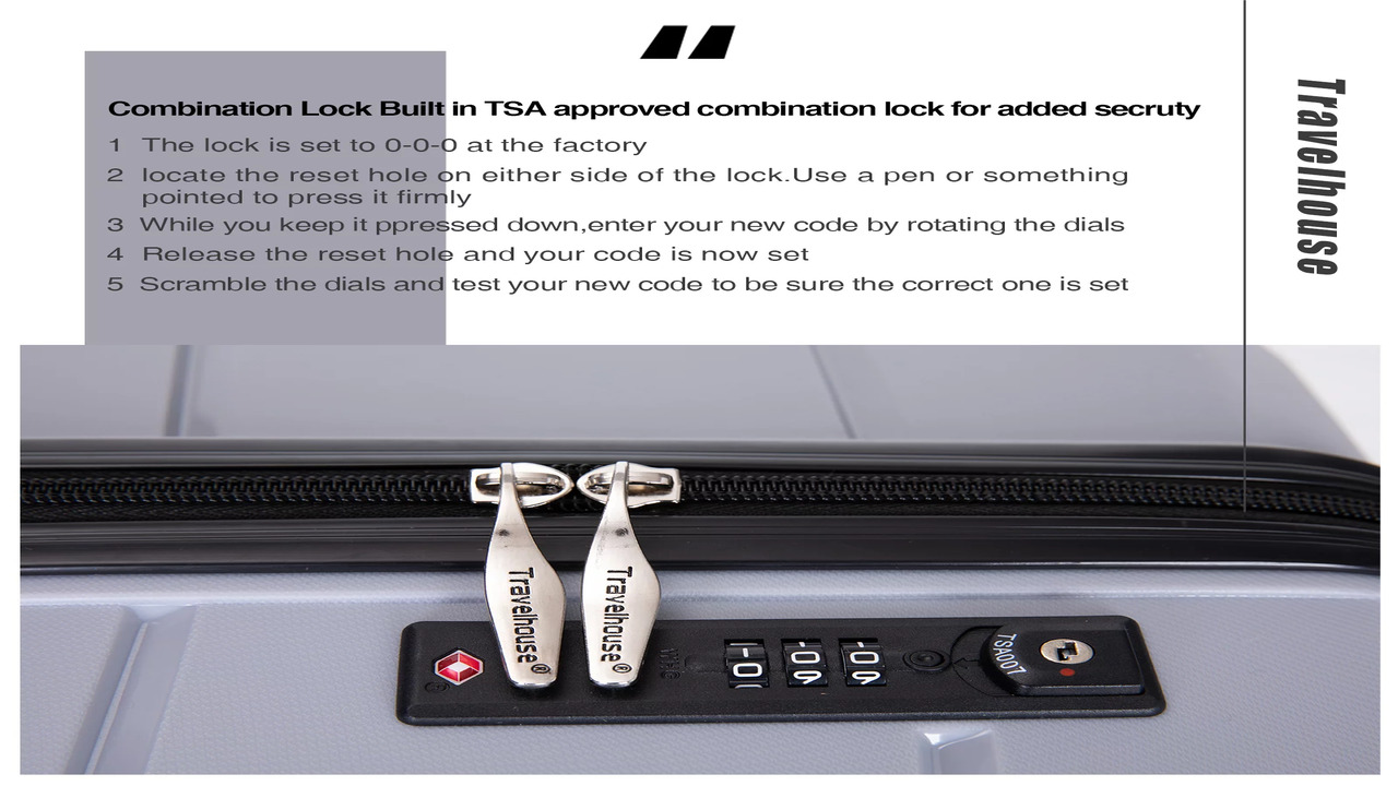 How To Reset Luggage Lock TSA007 A Quick and Easy Ways