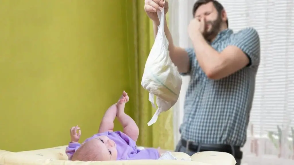 Removing The Dirty Diaper