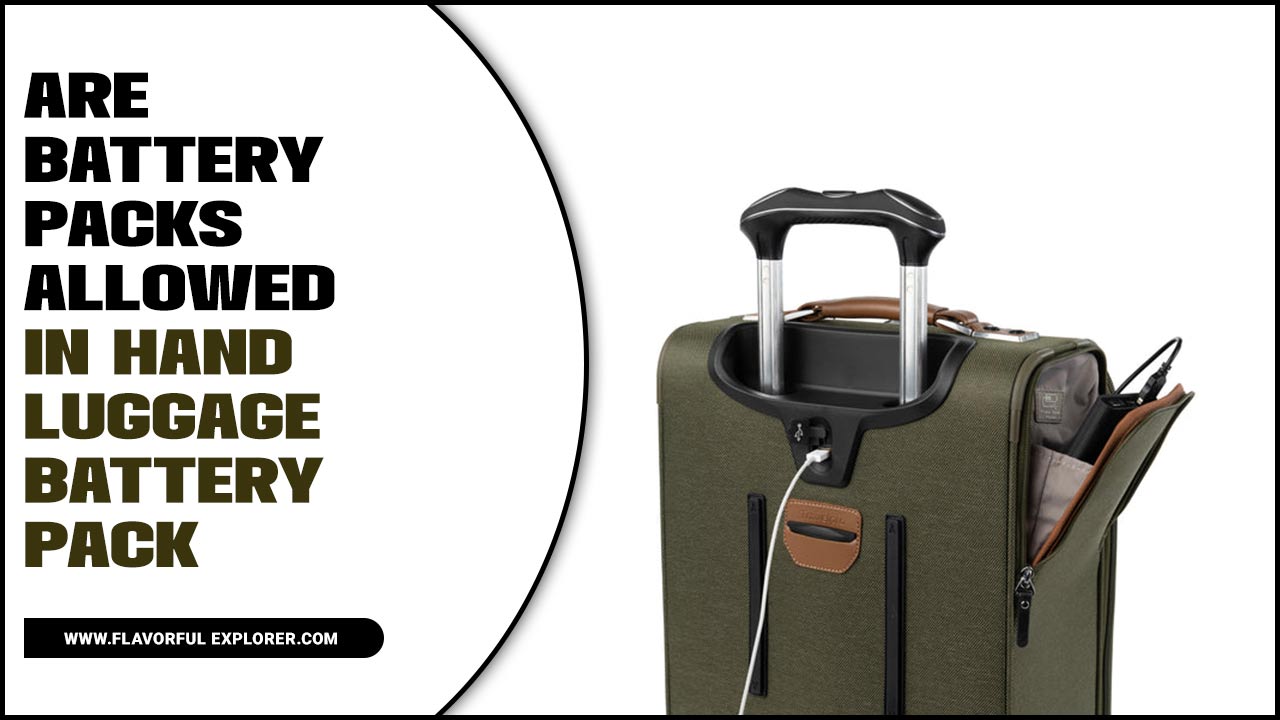 Are Battery Packs Allowed In Hand Luggage Battery Pack: Guide
