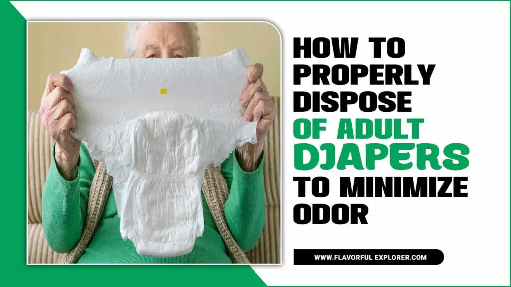 How To Properly Dispose Of Adult Diapers To Minimize Odor