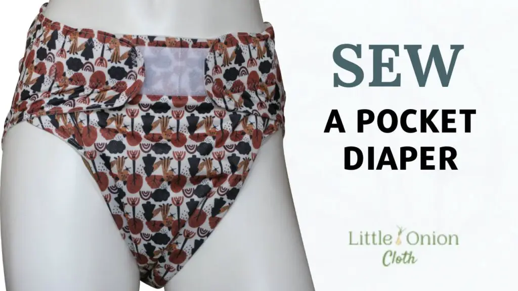How To Sew An Adult Pocket Diaper With 9 Steps