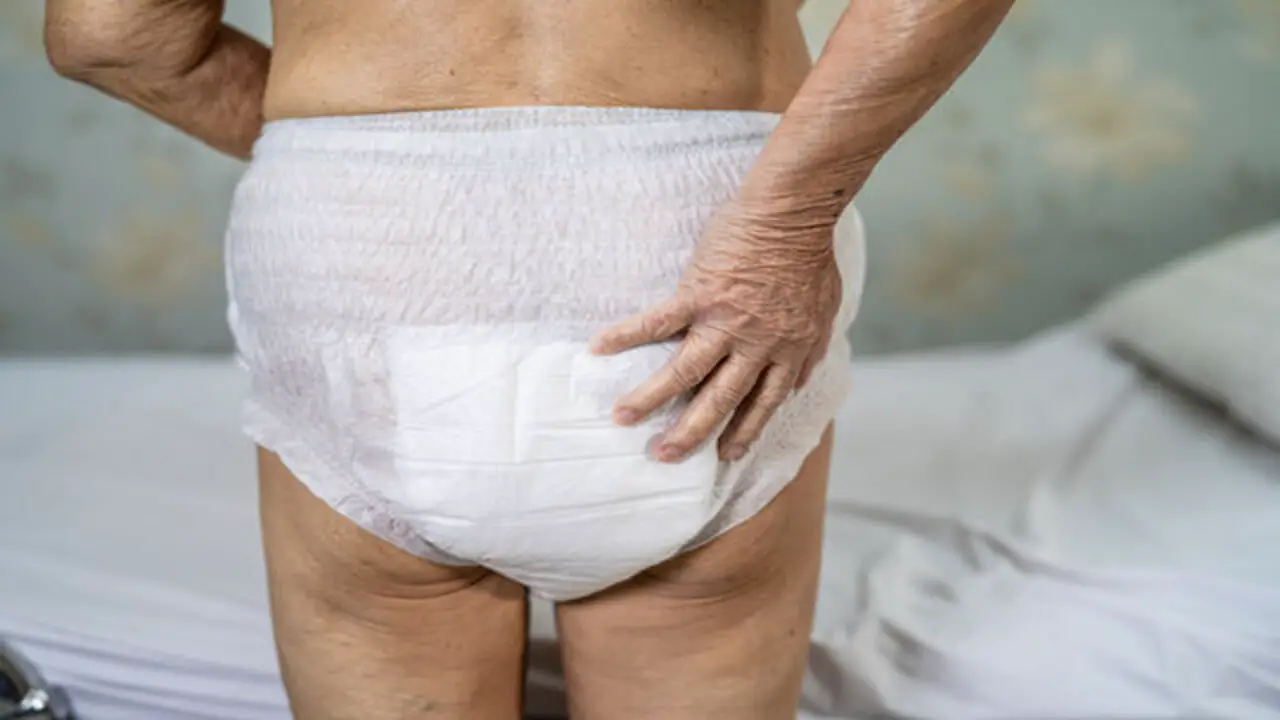 Removing Pull-On Adult Diaper