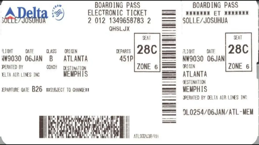 Scan The Barcode Or QR Code Of The Boarding Pass