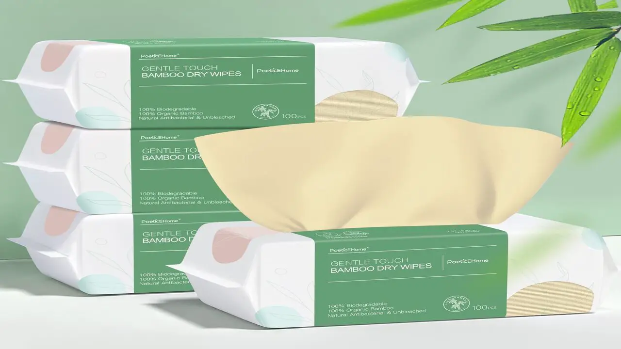 Use Unbleached Bamboo Wipes