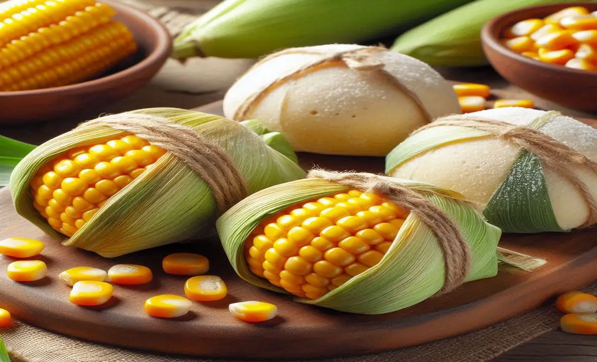 Bollos De Maíz - Sweet Corn Dough Wrapped In Leaves