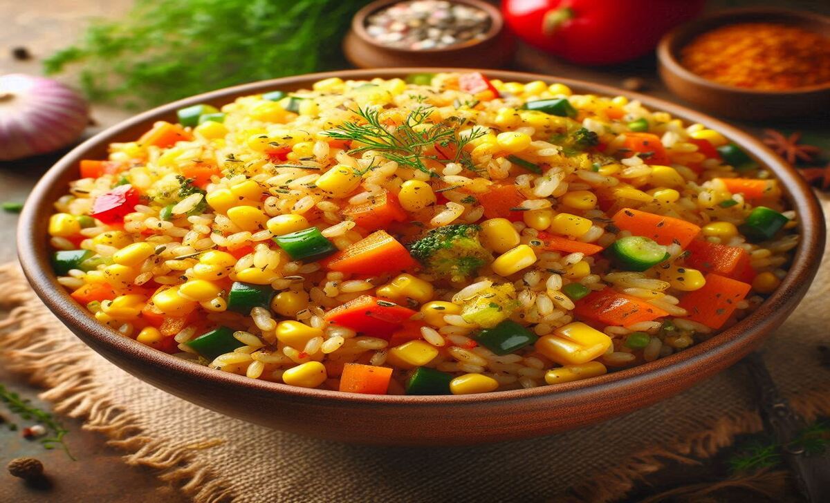 Chenchén (Cracked Corn Pilaf)