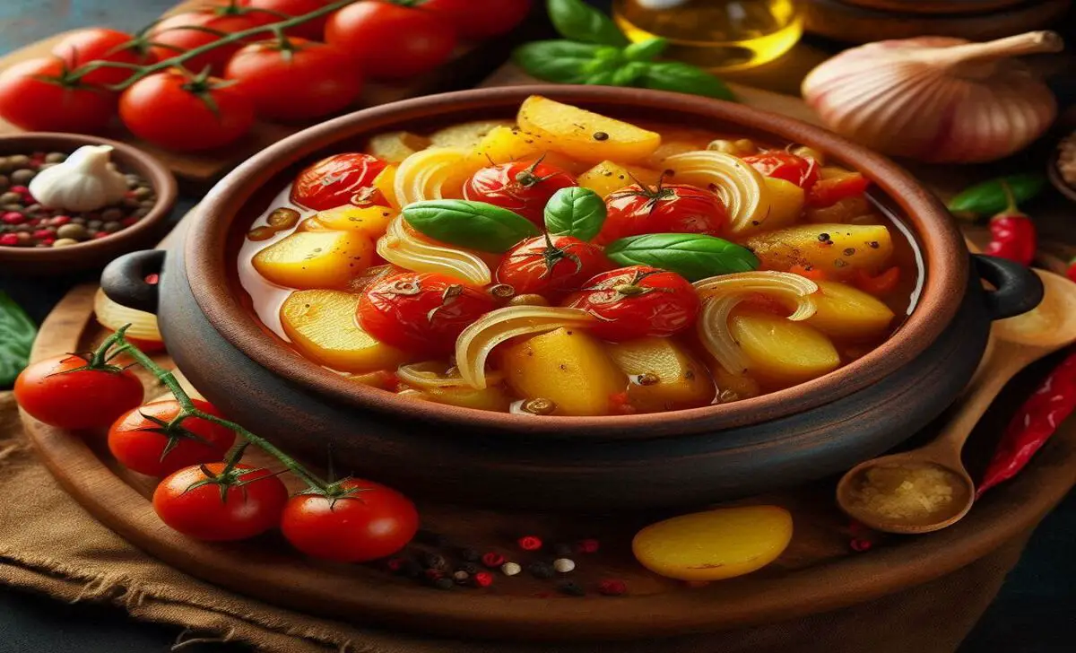 ChtithaBatata – Potato And Tomatoes Stew