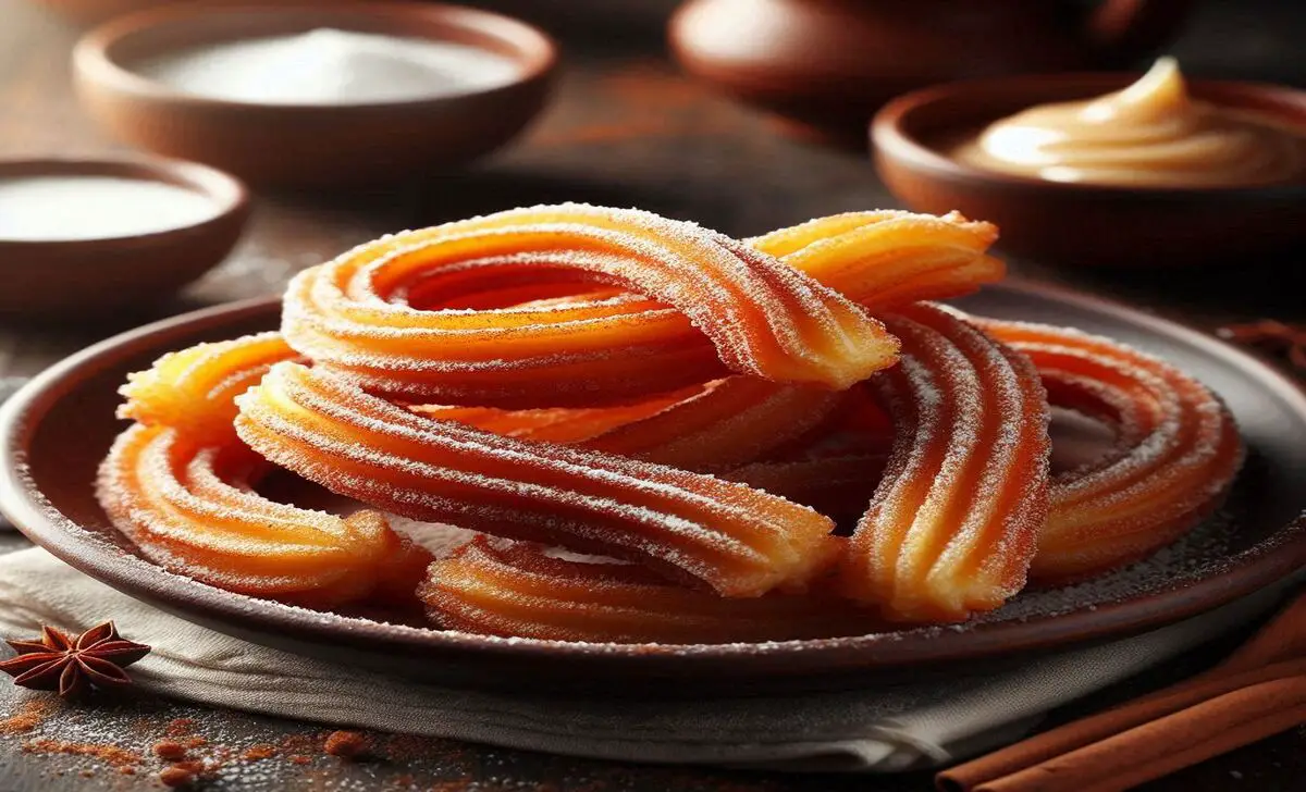 Churros - Fried Dough Sprinkled With Cinnamon Sugar