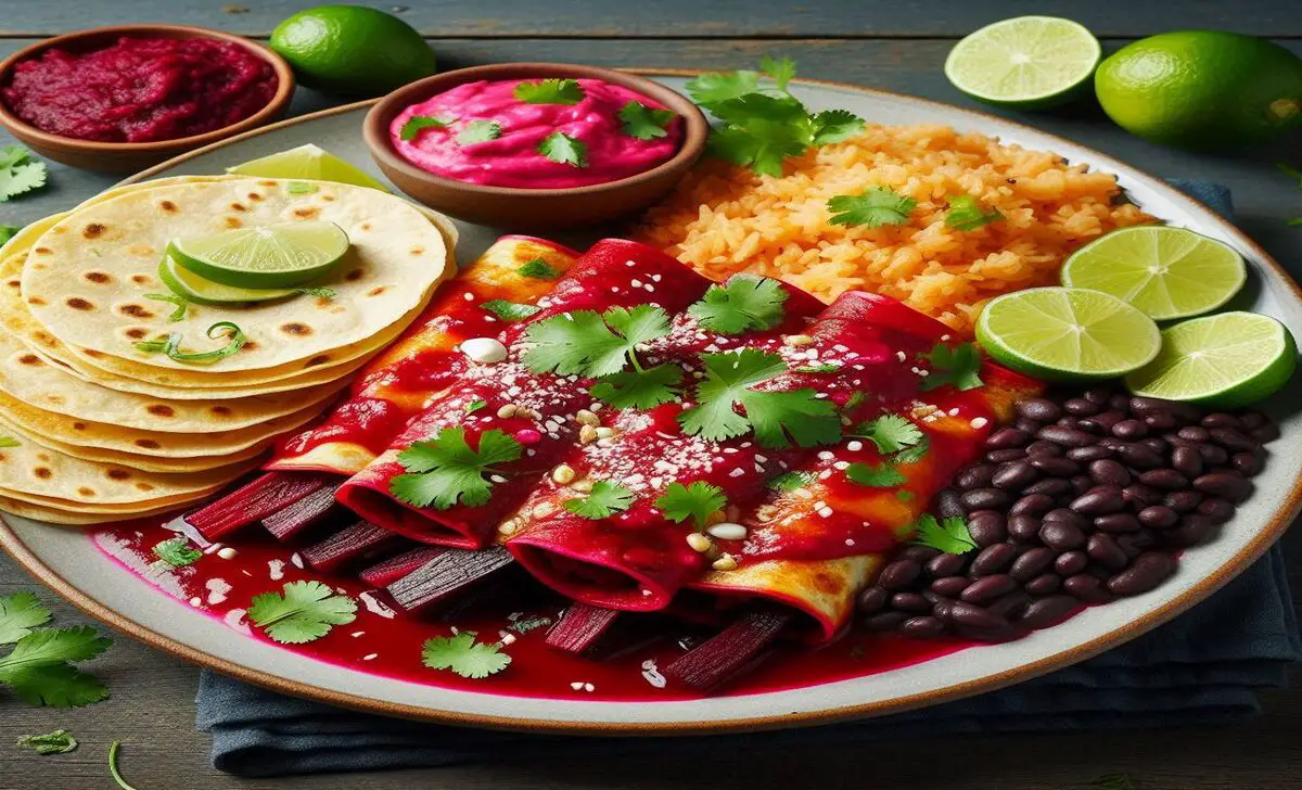 Enchiladas (Tostadas With Beet Marinade)