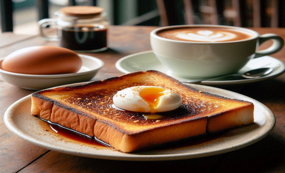 Kaya Toast And Soft-Boiled Eggs