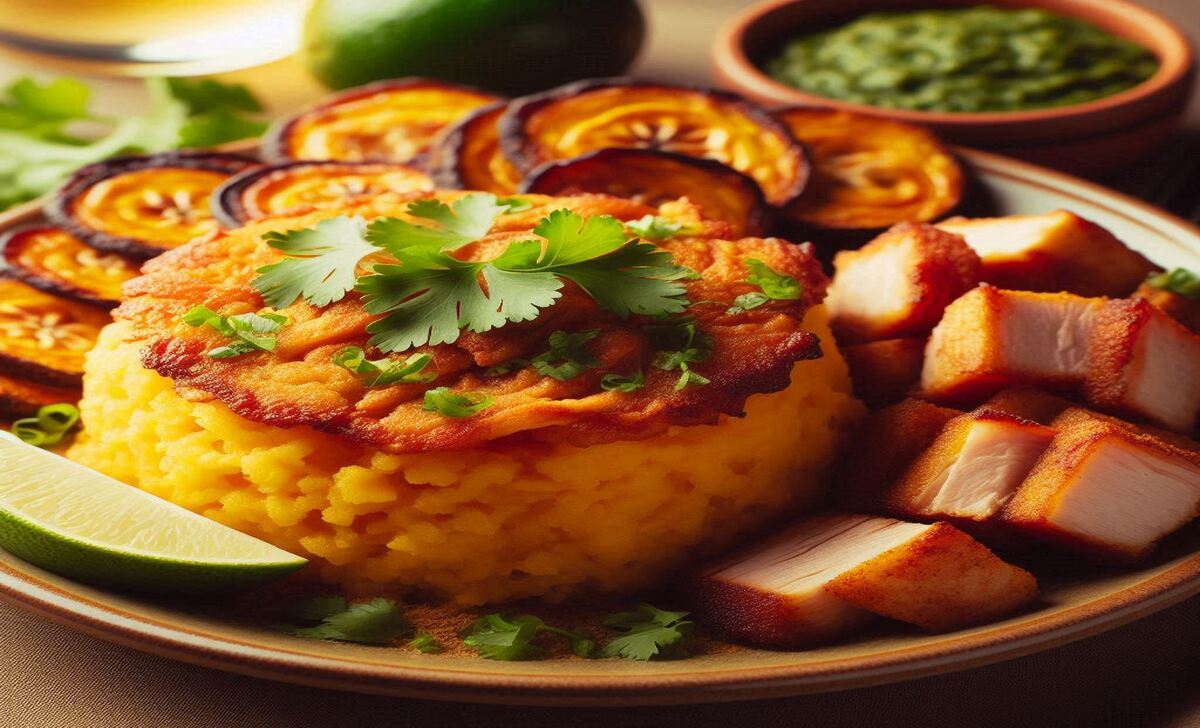 Mofongo (Flavored Mashed Plantains)