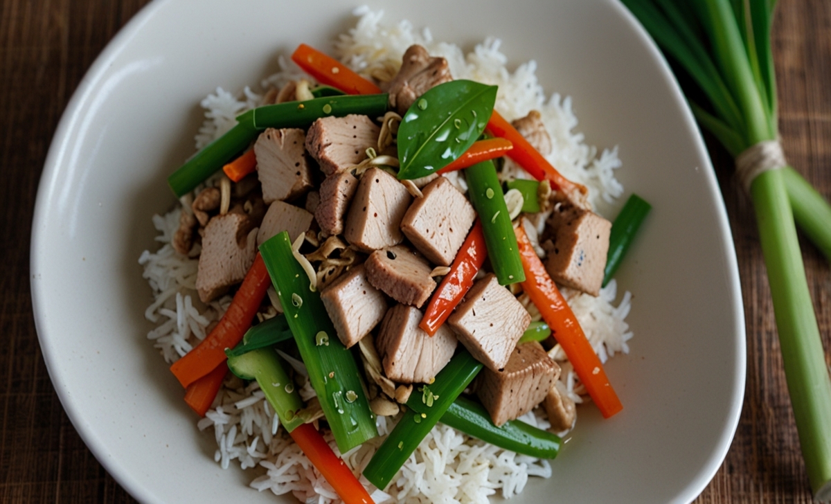 Cha Kroeung – Lemongrass Stir-Fry