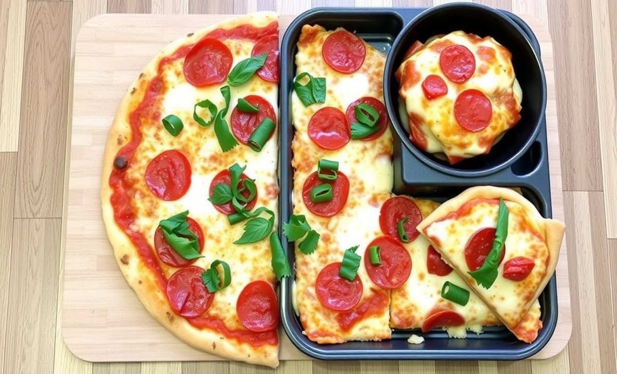 Meal Prep Storing and Reheating Homemade Pizza