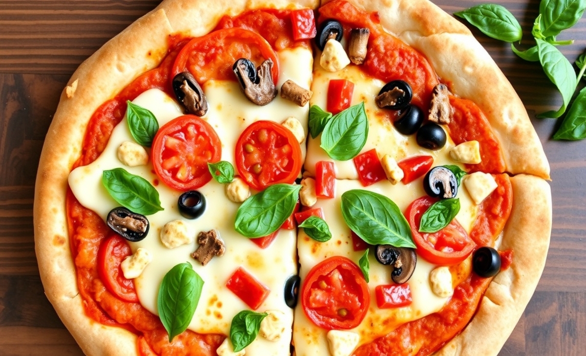 Vegan And Vegetarian Pizza Creations