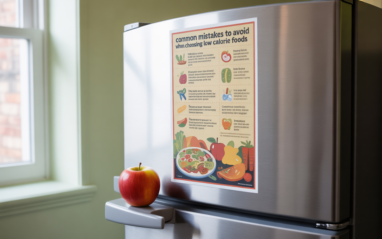 Common Mistakes to Avoid When Choosing Low Calorie Foods