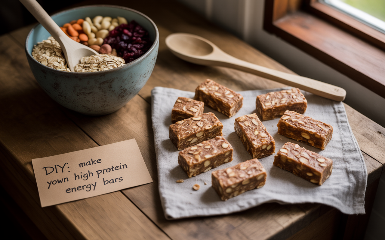 DIY - Make Your Own High Protein Energy Bars at Home