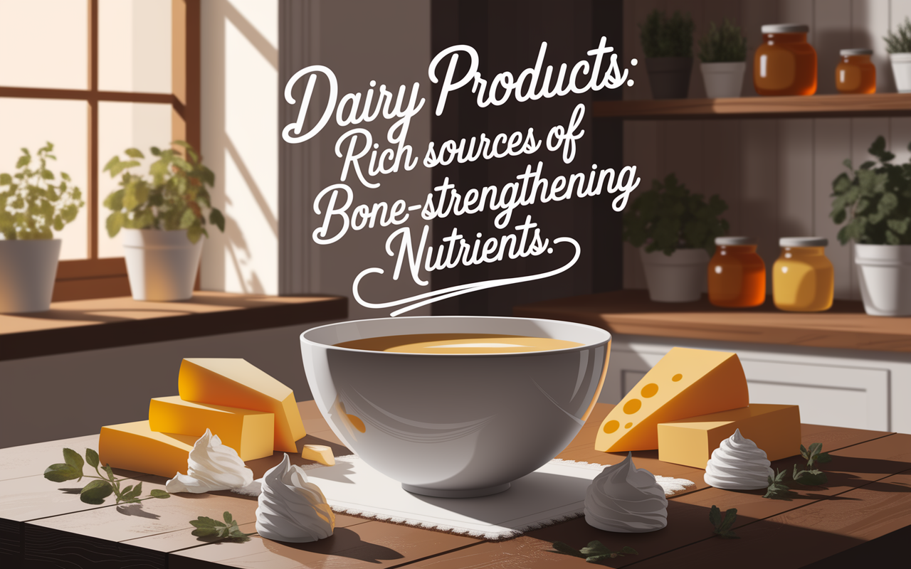 Dairy Products - Rich Sources of Bone-Strengthening Nutrients