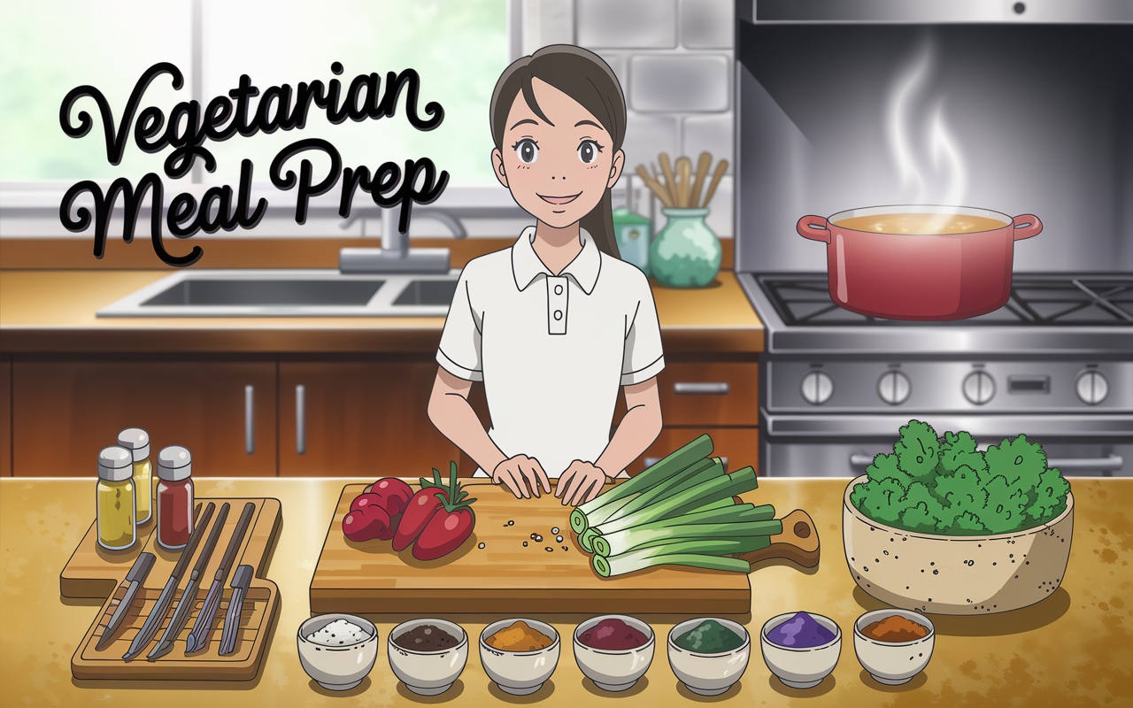 Essential Tools and Ingredients for Vegetarian Meal Prep