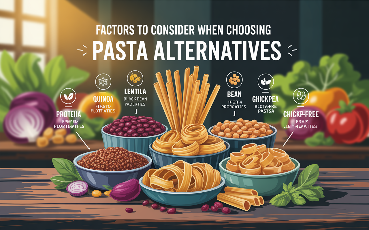 Factors to Consider When Choosing Pasta Alternatives
