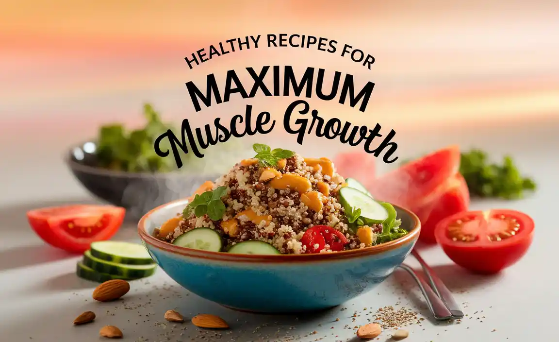 Healthy Recipes For Maximum Muscle Growth