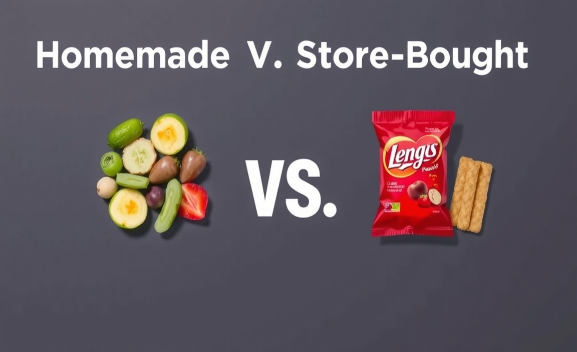 Homemade AVs. Store-Bought Low Calorie Snacks