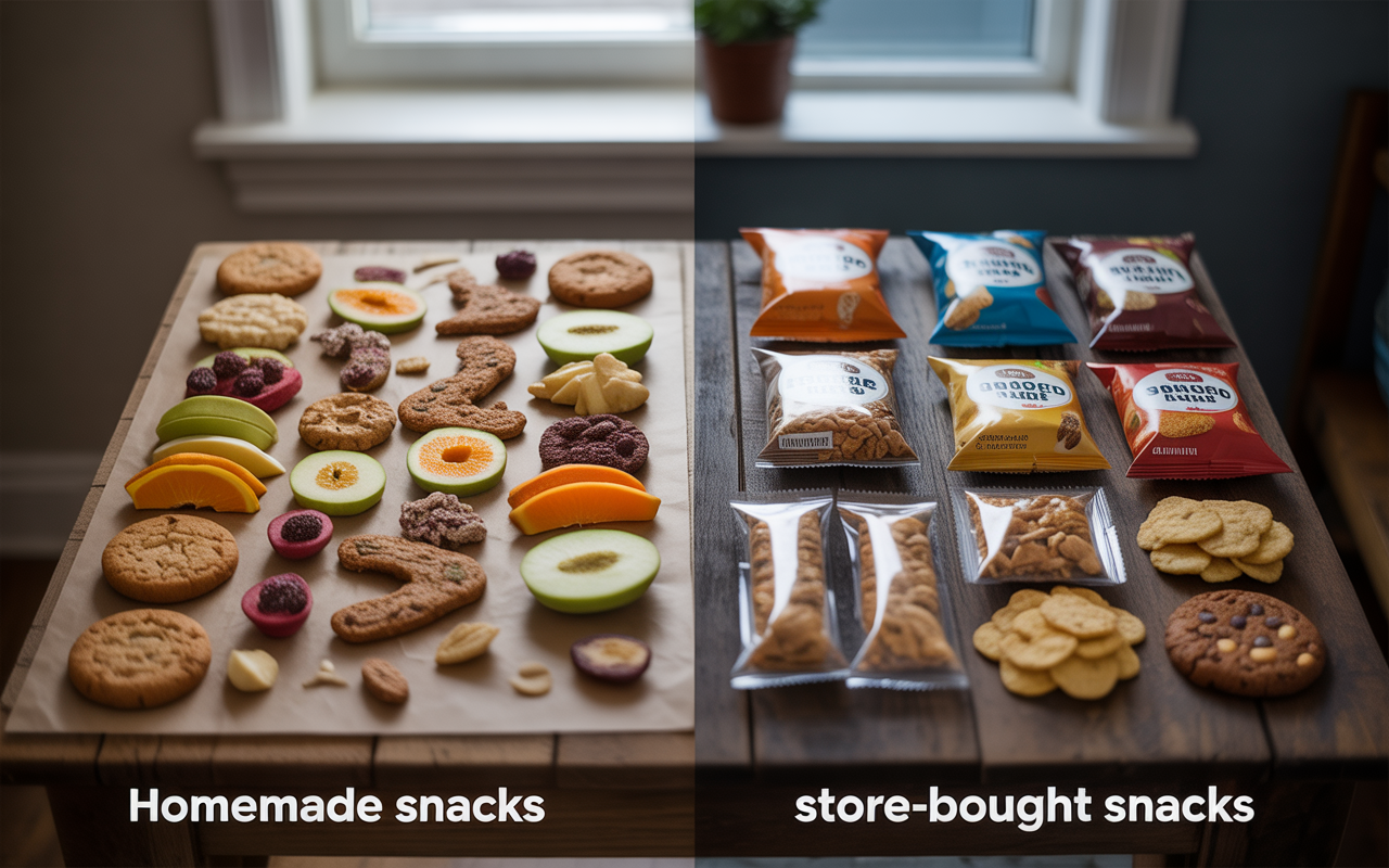 Homemade vs. Store-Bought Snacks