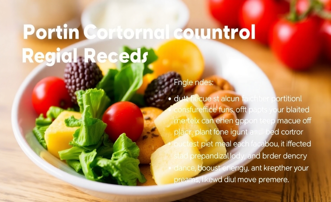 Importance Of Portion Control And Regular Meals
