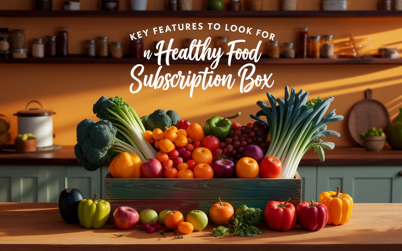 Key Features to Look for in a Healthy Food Subscription Box