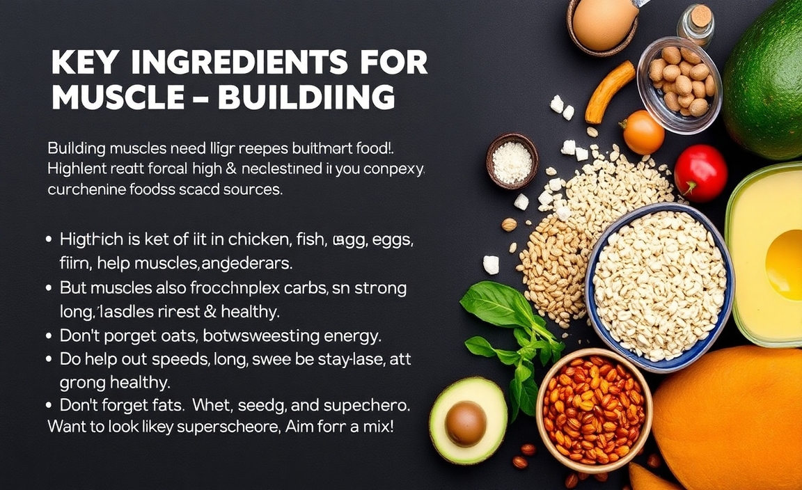 Key Ingredients For Muscle-Building Recipes