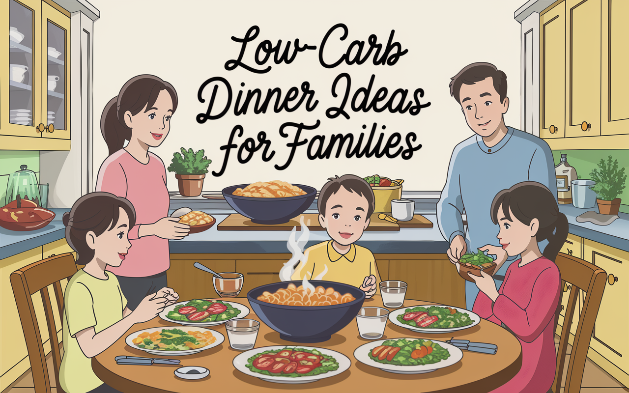 Low-Carb Dinner Ideas for Families