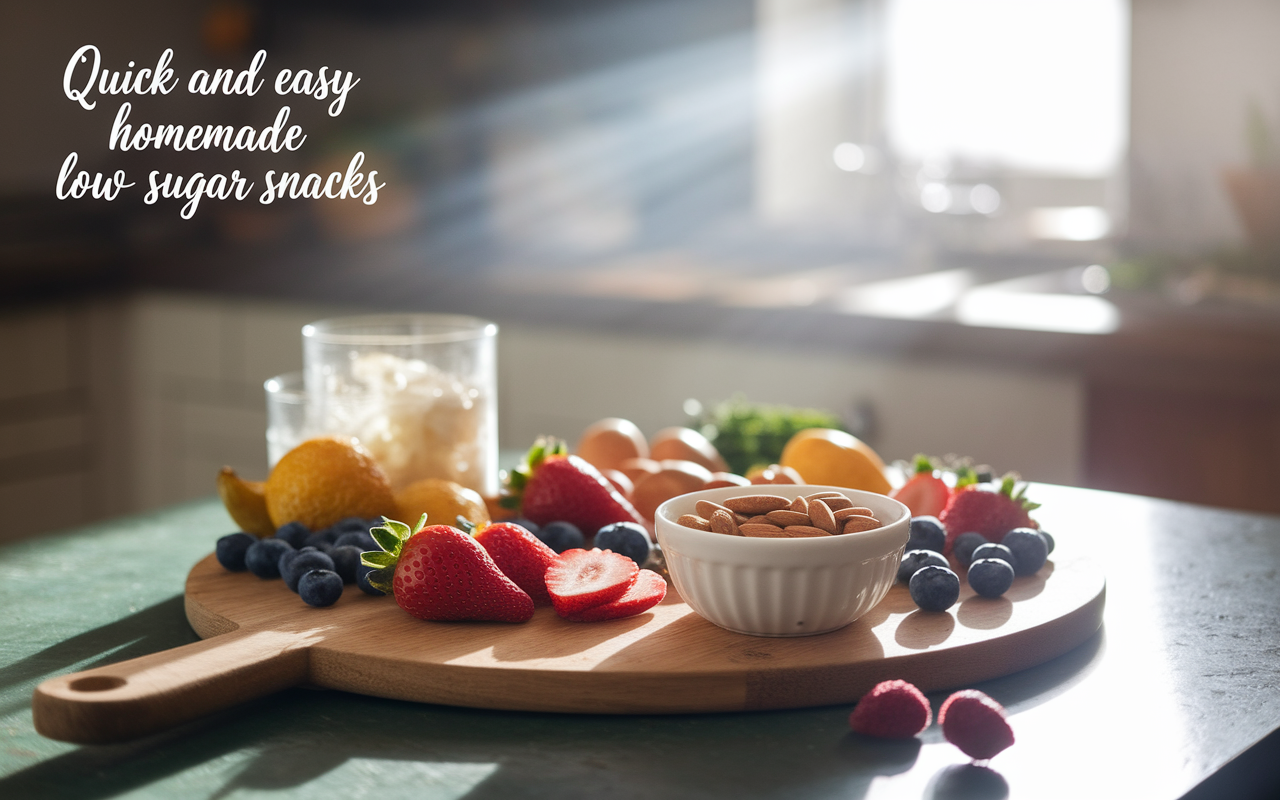 Quick and Easy Homemade Low-Sugar Snacks