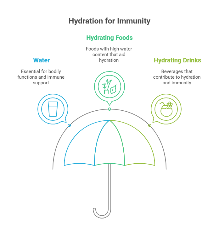 Role of Hydration in Immune Function