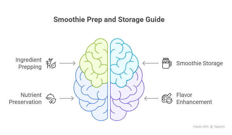 Smoothie Preparation and Storage Tips