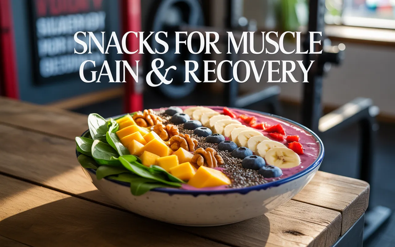 Snacks For Muscle Gain & Recovery