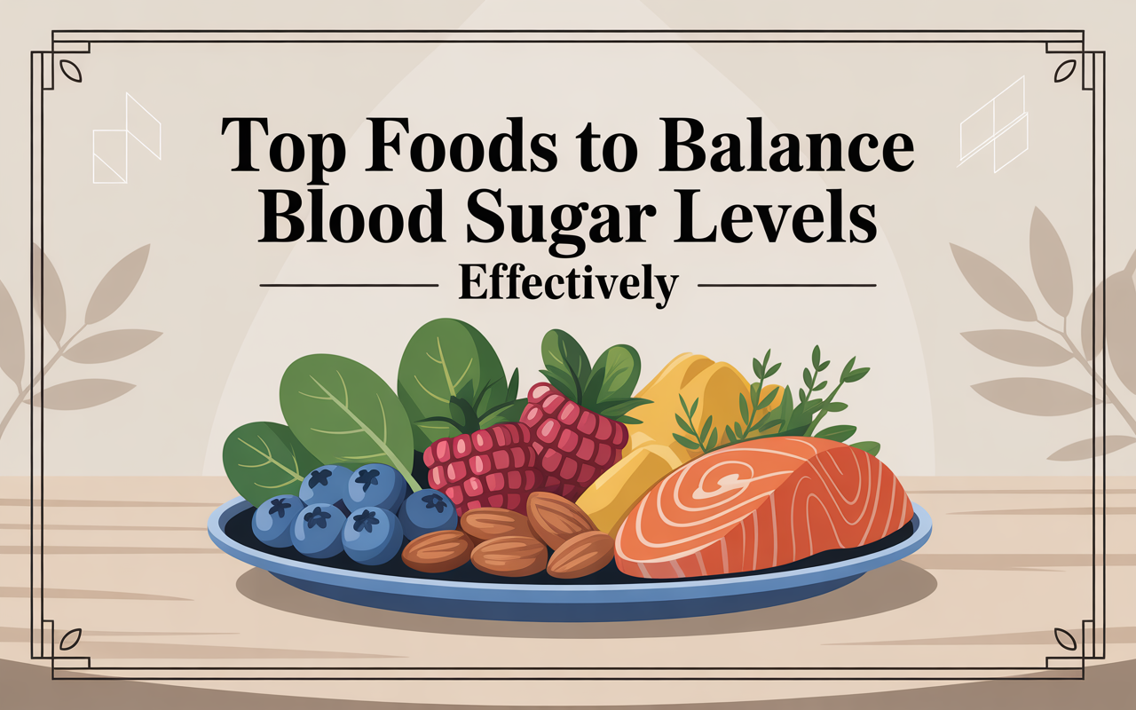 Top Foods To Balance Blood Sugar Levels Effectively