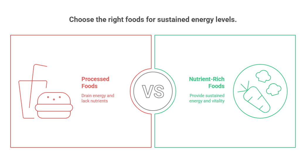 What is the impact of processed foods on your energy levels