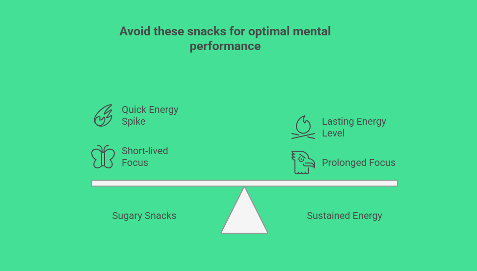 Avoid these snacks for optimal mental performance