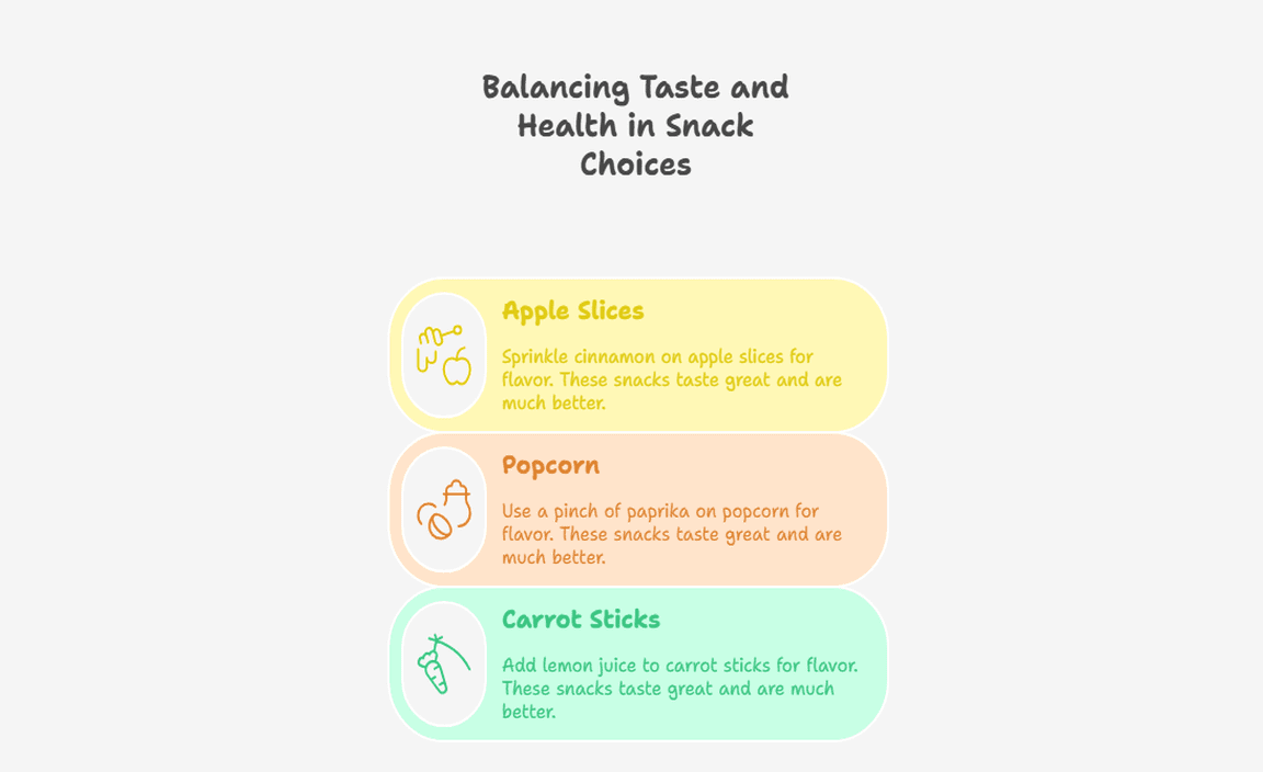Balancing Taste and Health in Snack Choices