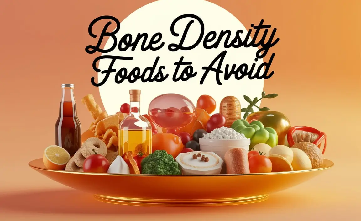 Bone Density Foods To Avoid