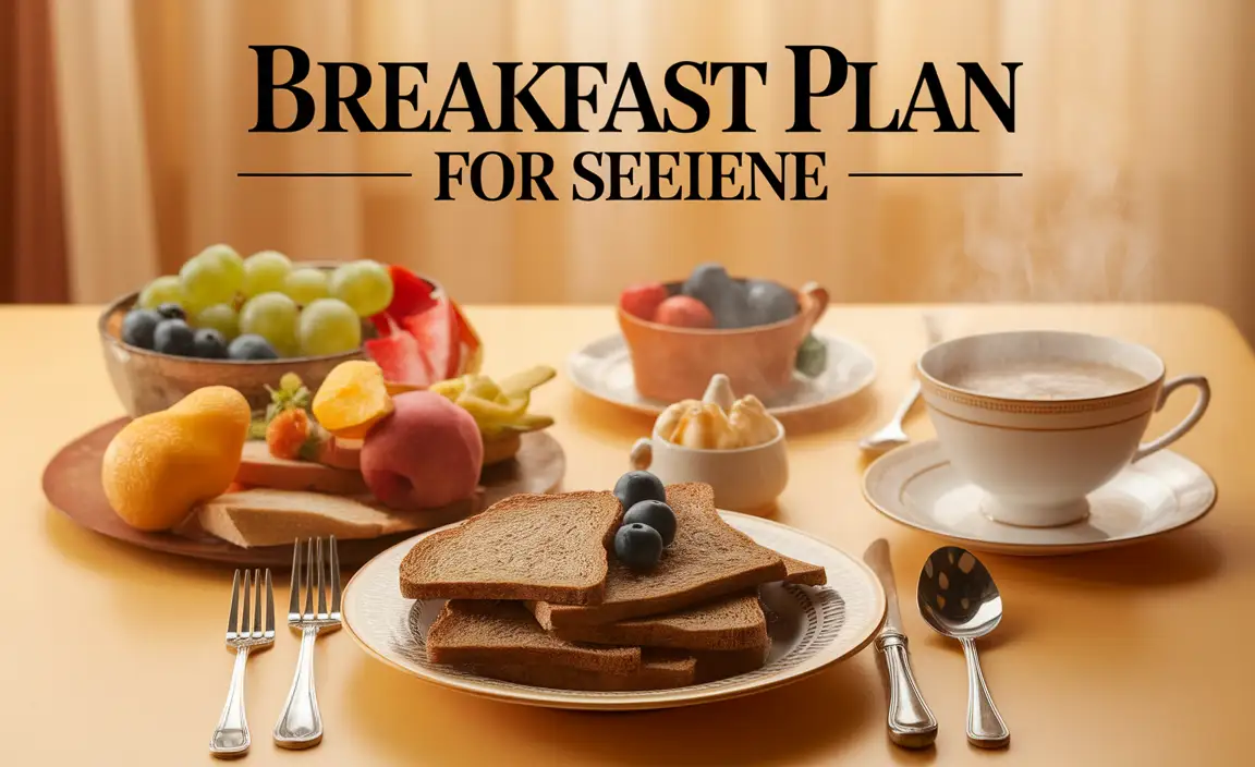 Breakfast Plan For Seniors