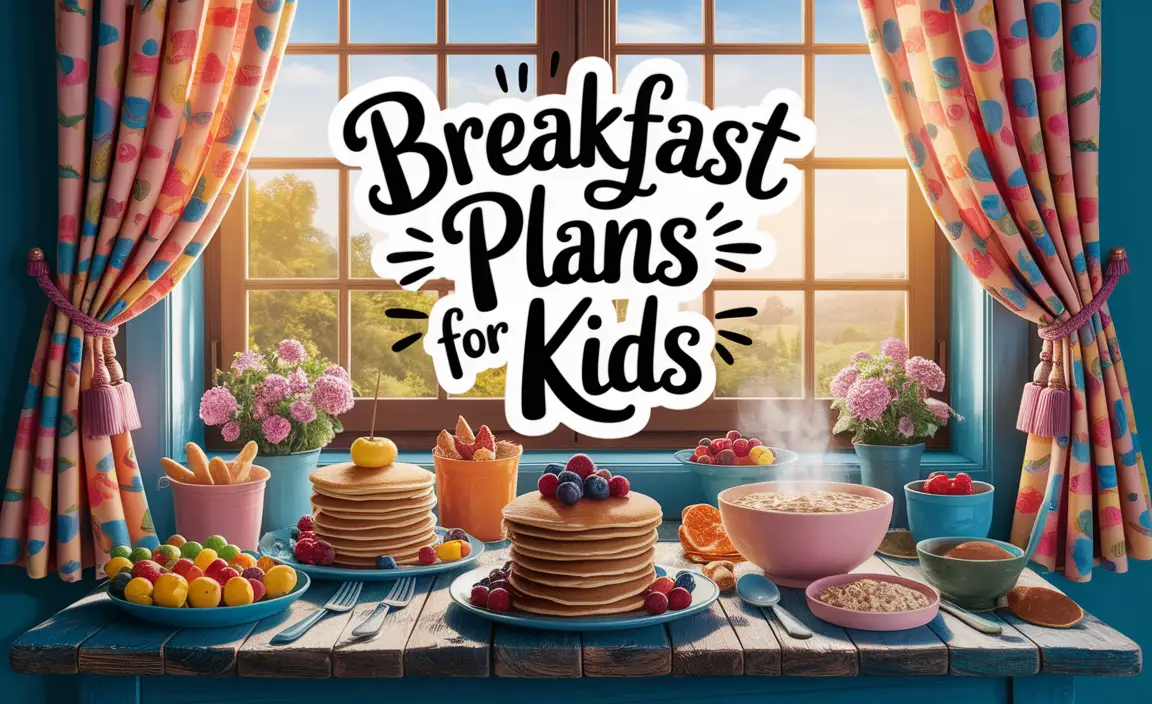 Breakfast Plans For Kids