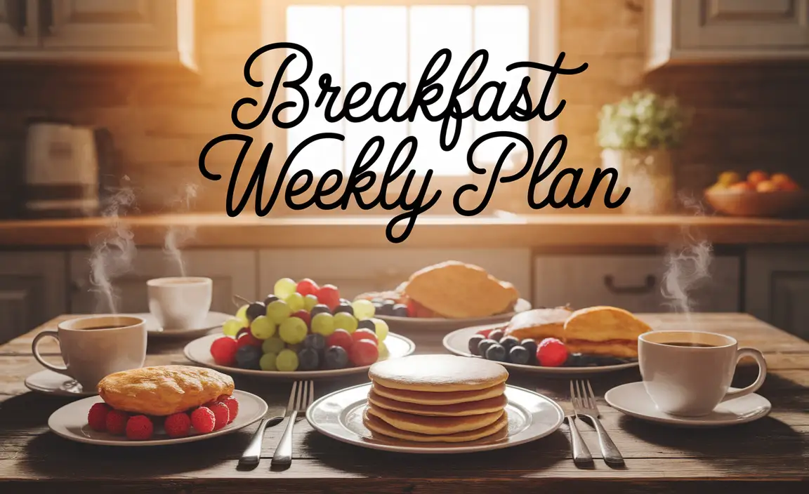 Breakfast Weekly Plan