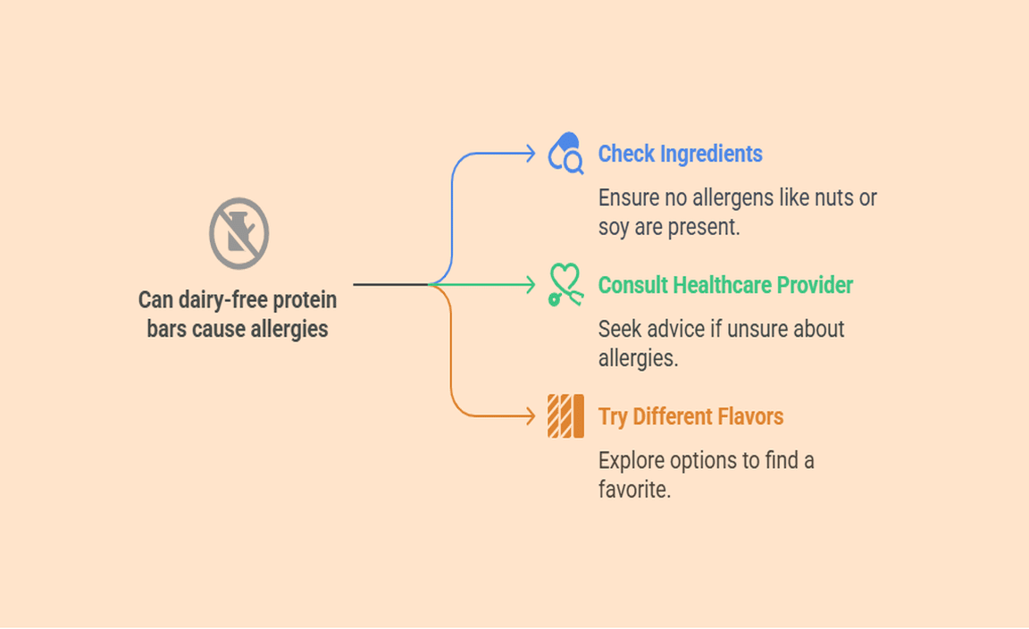 Can dairy-free protein bars cause allergies