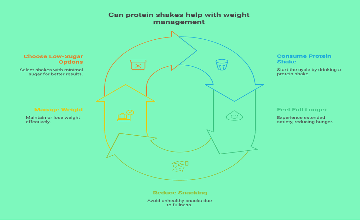 Can protein shakes help with weight management