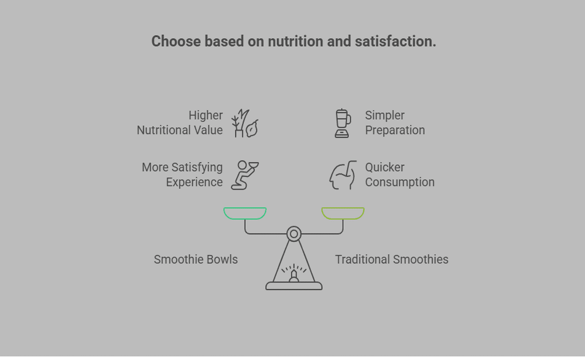 Comparing Smoothie Bowls to Traditional Smoothies