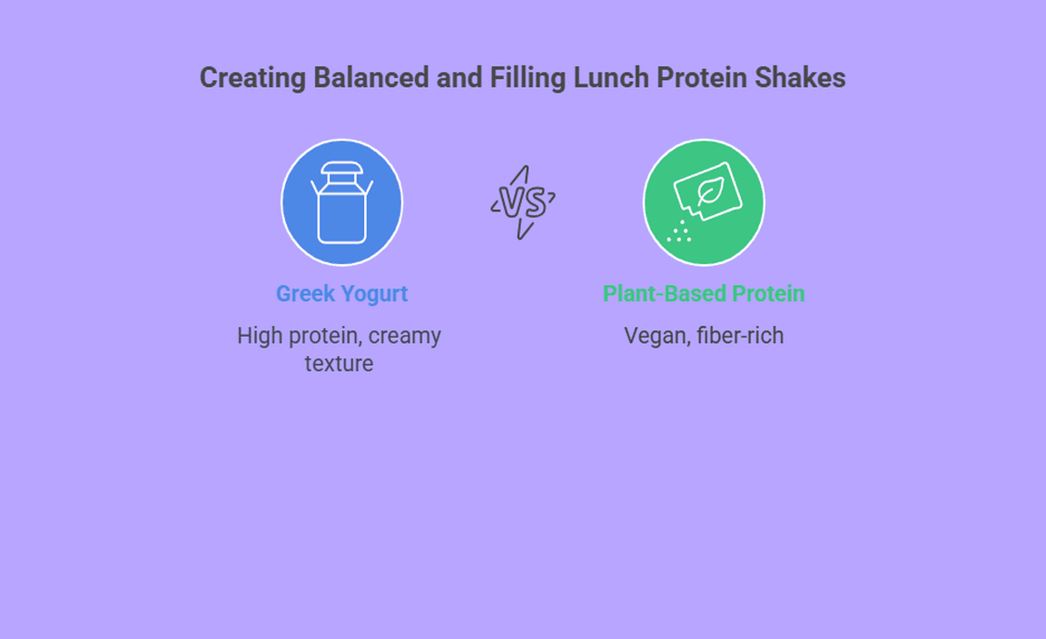 Creating Balanced and Filling Lunch Protein Shakes