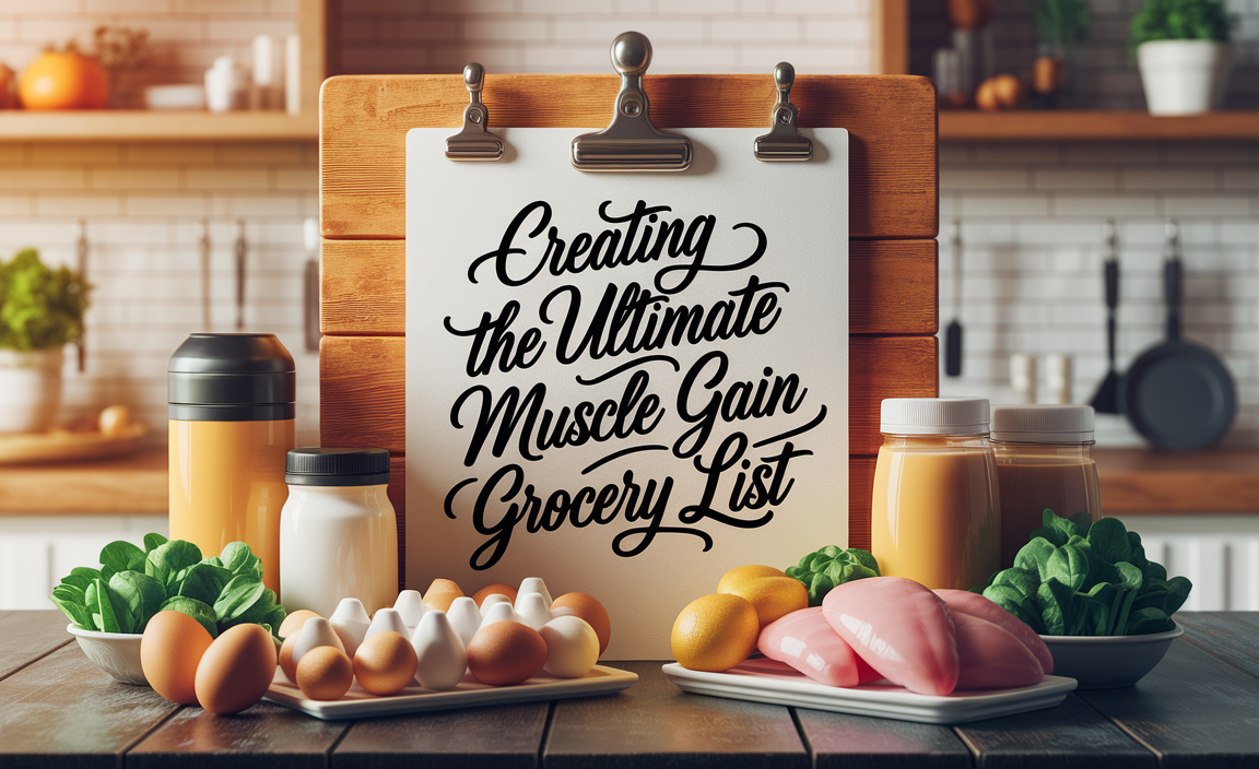 Creating The Ultimate Muscle Gain Grocery List